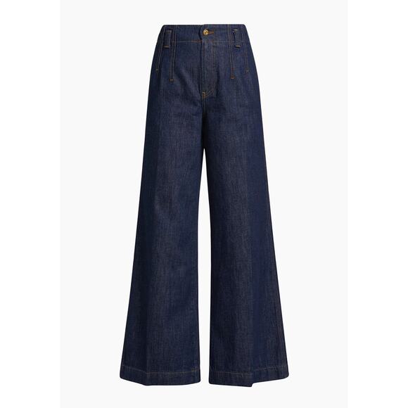 Frame Darted Wide Leg Jeans in Rinse 27 - Picture 5 of 5